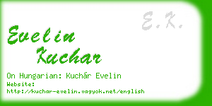 evelin kuchar business card