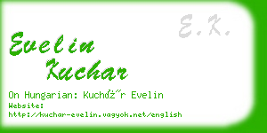 evelin kuchar business card